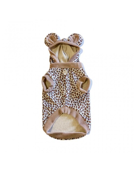 TOPOMIO FACE PANTHER BEIGE PULL TOPOMIO FACE PANTHER BEIGE PULL