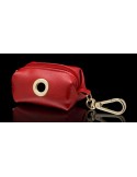 RED PUPUBAG LEATHER