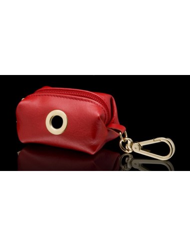 RED PUPUBAG LEATHER