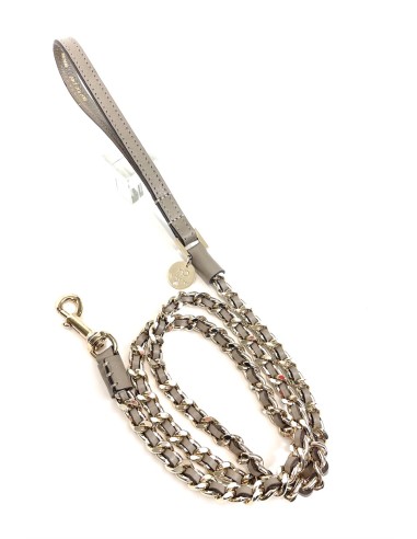 ICON LEATHER LEASH TAUPE