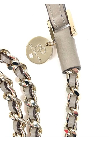 ICON LEATHER LEASH TAUPE