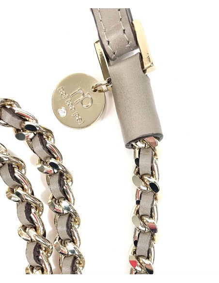 ICON LEATHER LEASH TAUPE