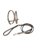 BASIC HARNESS TAUPE LEATHER