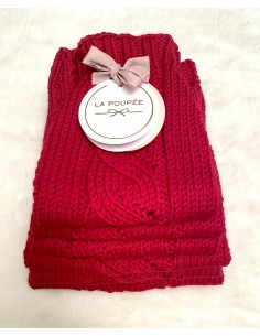 PULL TRECCIA ROSSO
