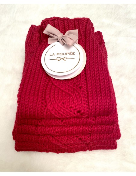PULL TRECCIA ROSSO