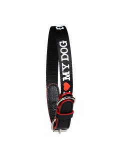 BRAND LOGO COLLAR BLACK