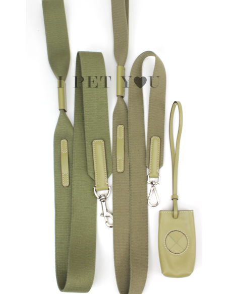 OLIVE TAPE LEASH
