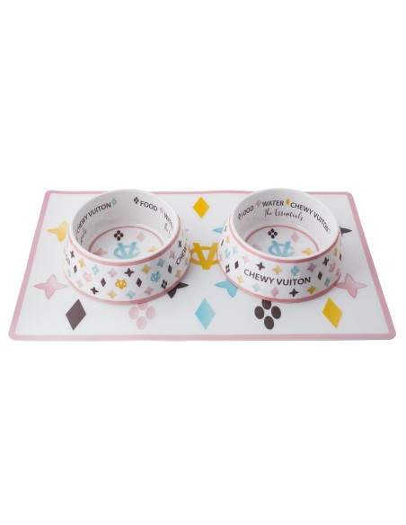 CHECKER CHEWY VUITON PLACEMAT CHECKER CHEWY VUITON PLACEMAT