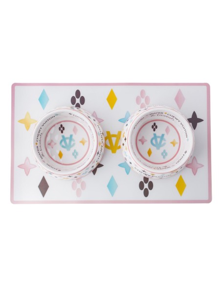 CHECKER CHEWY VUITON PLACEMAT CHECKER CHEWY VUITON PLACEMAT