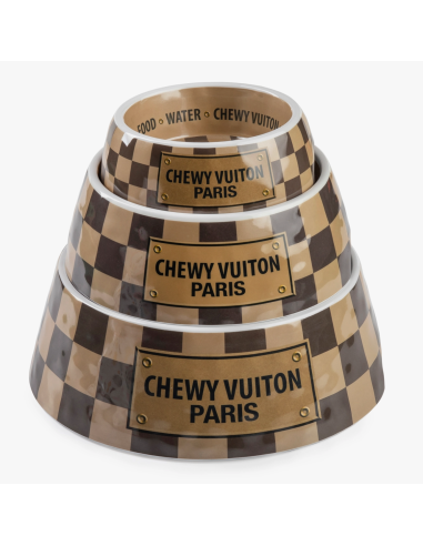 CHECKER CHEWY BOWL