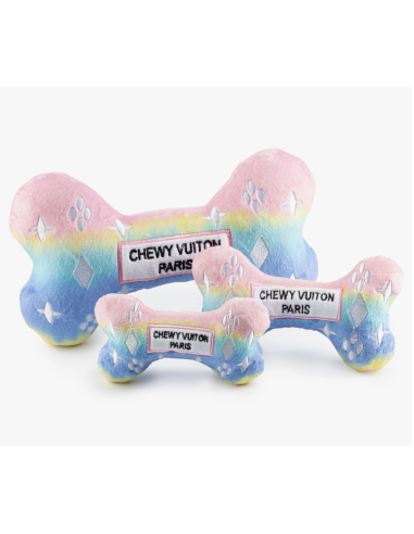 PINK OMBRE CHEWY VUITON BONE TOY
