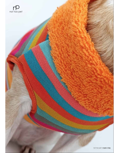 RAINBOW STRIPED GILET