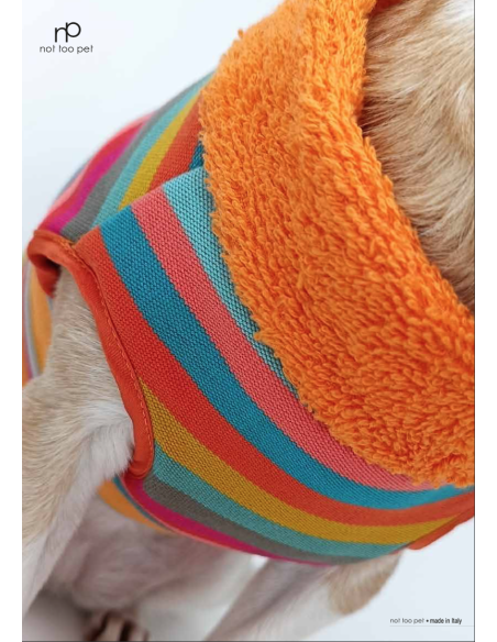 STRIPED GILET RAINBOW