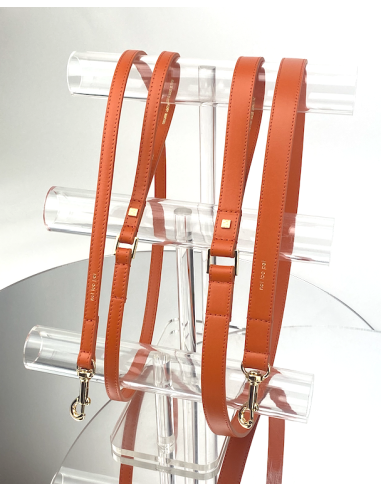 MANDARINO BASIC LEATHER LEASH MANDARINO BASIC LEATHER LEASH