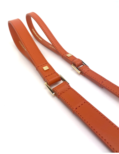 MANDARINO BASIC LEATHER LEASH