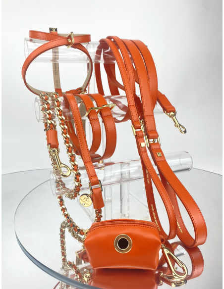 MANDARINO BASIC LEATHER COLLAR
