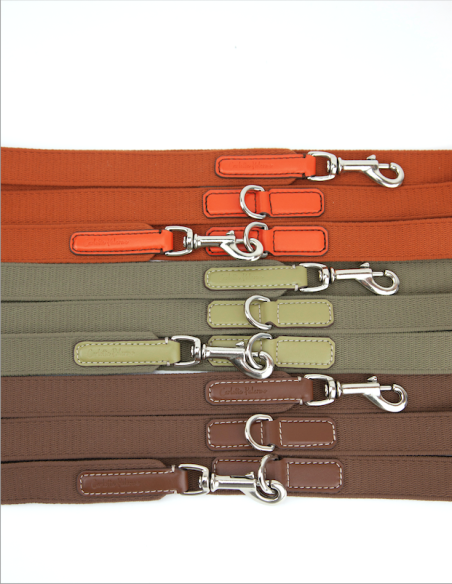 OLIVE TAPE 3 POSITION LEASH
