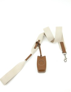 GUINZAGLIO NASTRO TABACCO 2