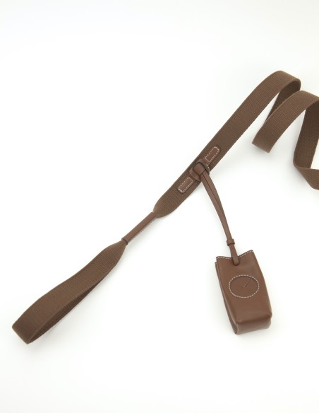 GUINZAGLIO NASTRO CIOCCOLATO