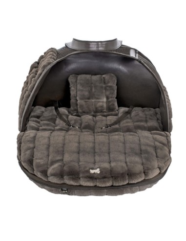 NEW ARIA BAG POSH FUR DARK CHOCO NEW ARIA BAG POSH FUR DARK CHOCO