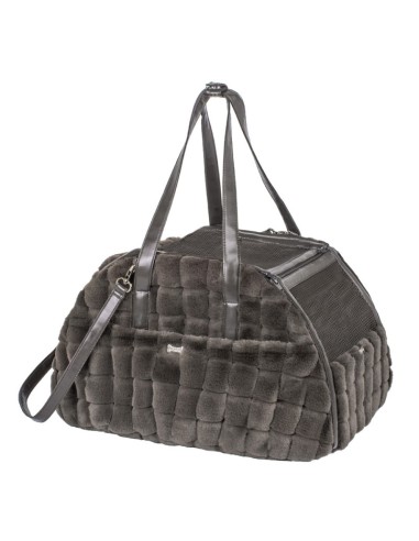 NEW ARIA BAG POSH FUR DARK CHOCO