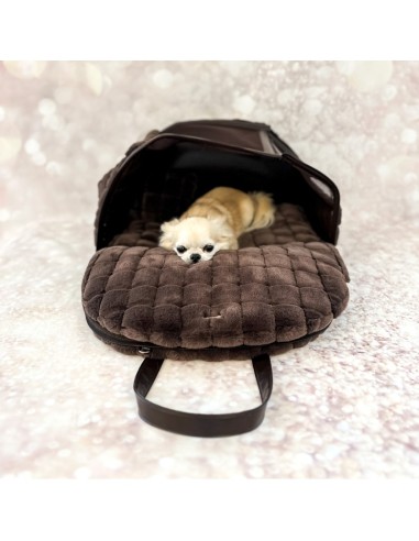 NEW ARIA BAG POSH FUR DARK CHOCO NEW ARIA BAG POSH FUR DARK CHOCO