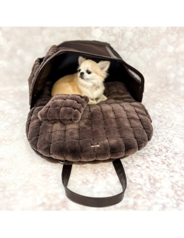 NEW ARIA BAG POSH FUR DARK CHOCO NEW ARIA BAG POSH FUR DARK CHOCO