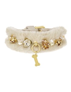 POSH DIAMOND COLLAR BEIGE