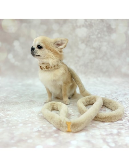 POSH DIAMOND COLLAR BEIGE