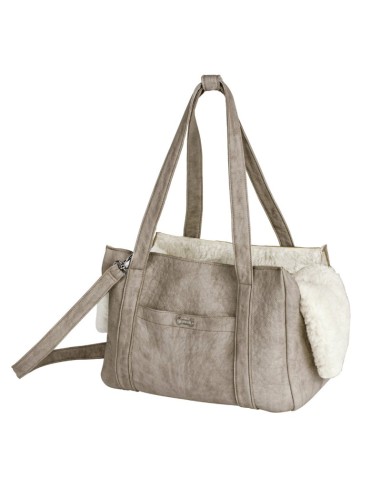 TIMELESS BAG ECO SHEARLING TAUPE