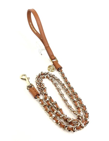 ICON LEATHER LEASH COGNAC