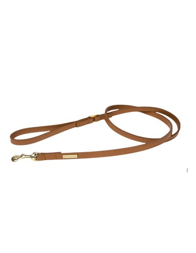 BASIC LEATHER LEASH COGNAC