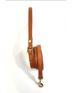 BASIC LEATHER LEASH COGNAC 2