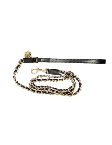 ICON LEATHER LEASH BLACK