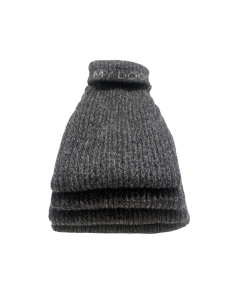 CASHMERE PULL DARK GREY...