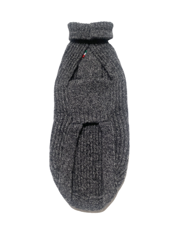 CASHMERE PULL DARK GREY MELANGE