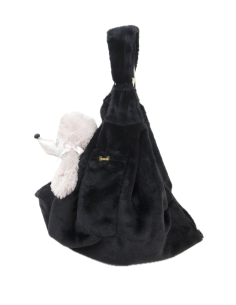 SOFT FUR BAG BLACK 2