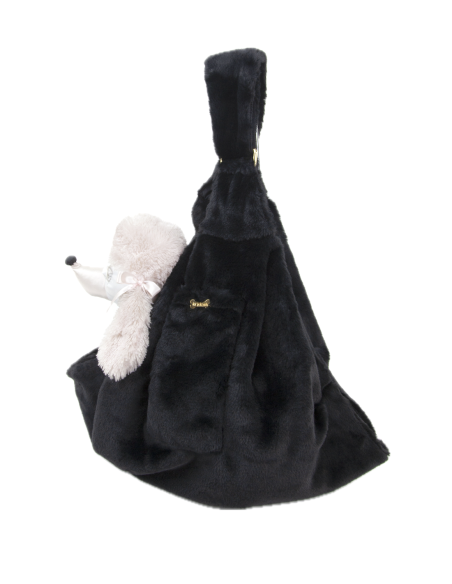 SOFT FUR BAG BLACK