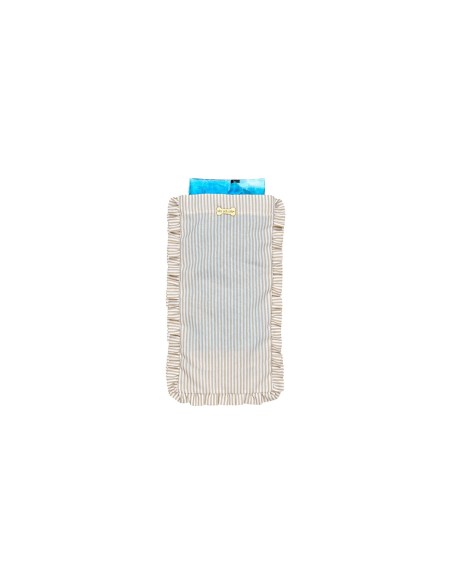 FPO COOL AND WARM PILLOW BEIGE STRIPES