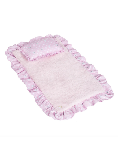 TOPOMIO BABY MAT MONOGRAM PINK