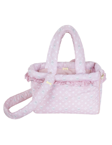 TOPOMIO CUTIE MONOGRAM BAG PINK