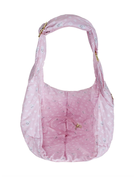 SOFT BAG MONOGRAM PINK