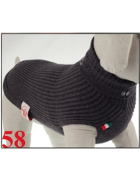 TURTLENECK WOOL PULL DARK GREY TURTLENECK WOOL PULL DARK GREY