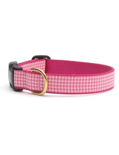 PINK GINGHAM COLLARE