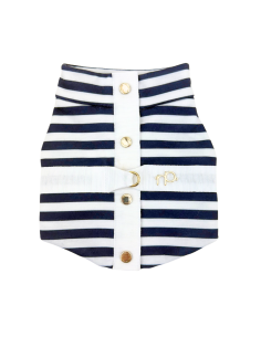 STRIPED GILET BLUE NAVY...