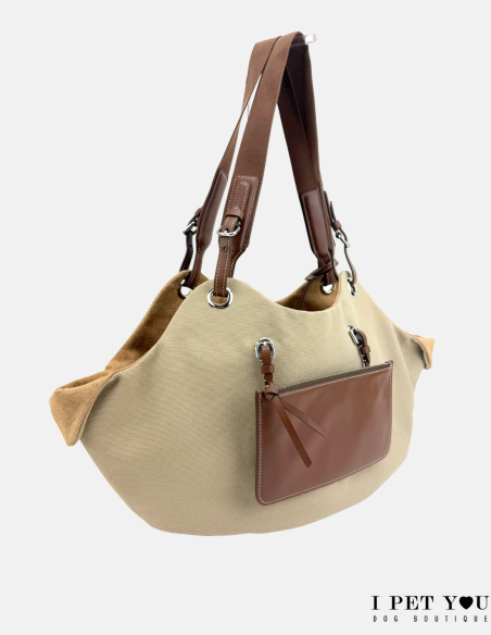 BORSA TULIP NATURAL TABACCO