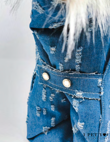 JEANS ECO FUR REVERSIBLE BLANKET