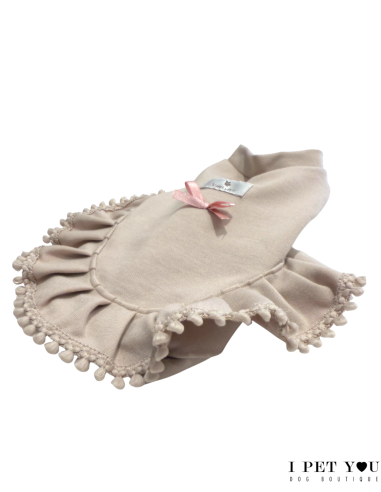 ABITO FELPA BEIGE ABITO FELPA BEIGE