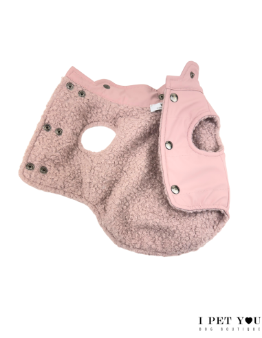 PINK BEAR WARM RAINCOAT