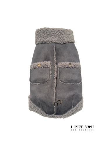 SOFT SHEEPSKIN COAT GREY SPECIAL